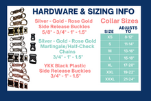 Load image into Gallery viewer, Veryperi Floral Dog Collar in Water Resistant or Organic Cotton Fabrics