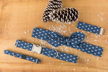 Load image into Gallery viewer, Blue Knit Dog Collar