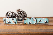 Load image into Gallery viewer, Ice Skating Penguins Dog Collar