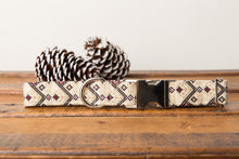 Load image into Gallery viewer, Neutral Christmas Aztec Dog Collar