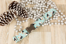 Load image into Gallery viewer, Ice Skating Penguins Dog Collar