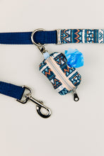 Load image into Gallery viewer, Navy Blue Aztec Waste Bag Holder