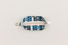 Load image into Gallery viewer, Navy Blue Aztec Waste Bag Holder