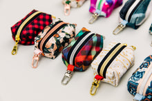 Load image into Gallery viewer, Charcoal Autumn Floral Waste Bag Holder