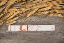 Load image into Gallery viewer, White Marble Dog Collar