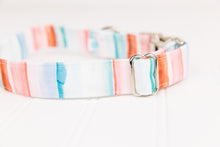 Load image into Gallery viewer, Copper Coastal Striped Water Resistant Dog Collar