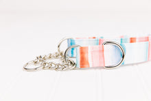 Load image into Gallery viewer, Copper Coastal Striped Water Resistant Dog Collar