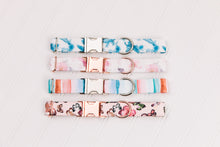 Load image into Gallery viewer, Misty Pink Floral Water Resistant Dog Collar