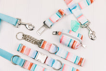 Load image into Gallery viewer, Copper Coastal Striped Dog Seatbelt