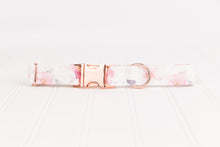 Load image into Gallery viewer, Misty Pink Floral Water Resistant Dog Collar