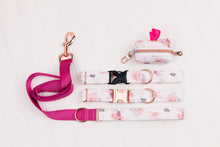 Load image into Gallery viewer, Misty Pink Floral Water Resistant Dog Collar