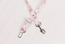 Load image into Gallery viewer, Misty Pink Floral Dog Seatbelt