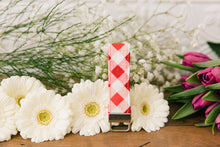 Load image into Gallery viewer, Red Picnic Plaid Dog Collar