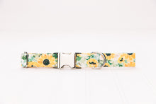 Load image into Gallery viewer, Sunflowers Water Resistant Dog Collar