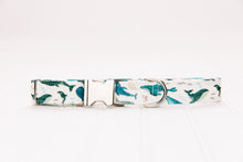 Load image into Gallery viewer, Watercolour Whales Water Resistant Dog Collar