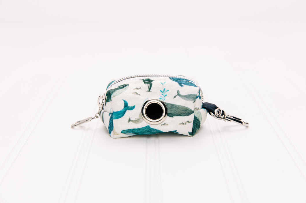 Watercolour Whales Waste Bag Holder