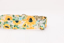 Load image into Gallery viewer, Sunflowers Water Resistant Dog Collar