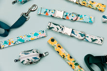 Load image into Gallery viewer, Watercolour Whales Water Resistant Dog Collar