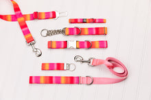 Load image into Gallery viewer, Pink and Orange Sunset Ombre Breakaway Cat Collar