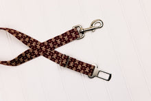 Load image into Gallery viewer, Burgundy Gingerbread Dog Seatbelt