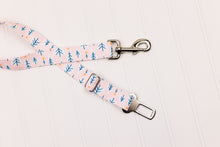 Load image into Gallery viewer, Baby Pink Forest Dog Seatbelt