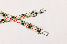 Load image into Gallery viewer, Peppermint Plaid Dog Seatbelt