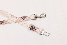 Load image into Gallery viewer, Cozy Cream Flannel Dog Seatbelt