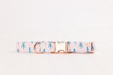 Load image into Gallery viewer, Baby Pink Forest Water Resistant Dog Collar