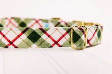 Load image into Gallery viewer, Peppermint Plaid Dog Collar