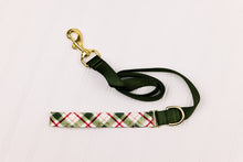 Load image into Gallery viewer, Peppermint Plaid Matching Dog Leash