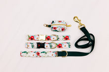Load image into Gallery viewer, Winter Poppies Water Resistant Dog Collar