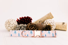 Load image into Gallery viewer, Baby Pink Forest Water Resistant Dog Collar