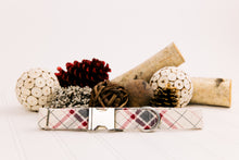 Load image into Gallery viewer, Cozy Cream Flannel Dog Collar