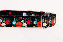Load image into Gallery viewer, Winter Fields Floral Water Resistant Dog Collar