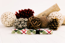 Load image into Gallery viewer, Peppermint Plaid Breakaway Cat Collar