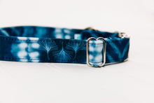 Load image into Gallery viewer, Denim Shibori Water Resistant Dog Collar