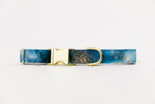 Load image into Gallery viewer, Smoky Blue Marble Water Resistant Dog Collar