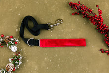 Load image into Gallery viewer, Red Velvet Festive Christmas Dog Collar