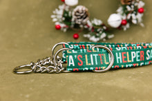 Load image into Gallery viewer, Santa's Helper Christmas Dog Collar
