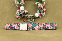 Load image into Gallery viewer, Winterberry Blossom Floral Dog Collar