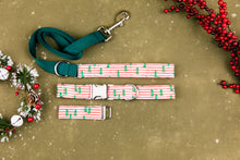 Load image into Gallery viewer, Stripes and Pine Tree Dog Collar