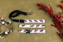 Load image into Gallery viewer, Water Resistant Moose Crossing Buffalo Plaid Dog Collar