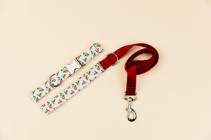 Summer Strawberry Picnic Dog Collar