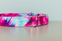 Load image into Gallery viewer, Fuchsia Tie Dye Water Resistant Dog Collar