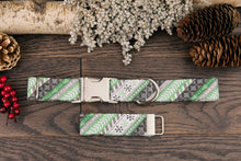 Load image into Gallery viewer, Green Nordic Striped Dog Collar