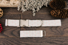 Load image into Gallery viewer, White Snowflake Dog Collar