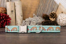 Load image into Gallery viewer, Sloth Dog Collar hanging from Christmas Lights