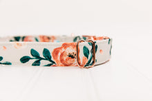 Load image into Gallery viewer, Honey Rose Blooms Water Resistant Dog Collar