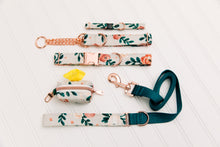 Load image into Gallery viewer, Honey Rose Blooms Water Resistant Dog Collar