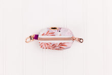 Load image into Gallery viewer, White Poppies Waste Bag Holder